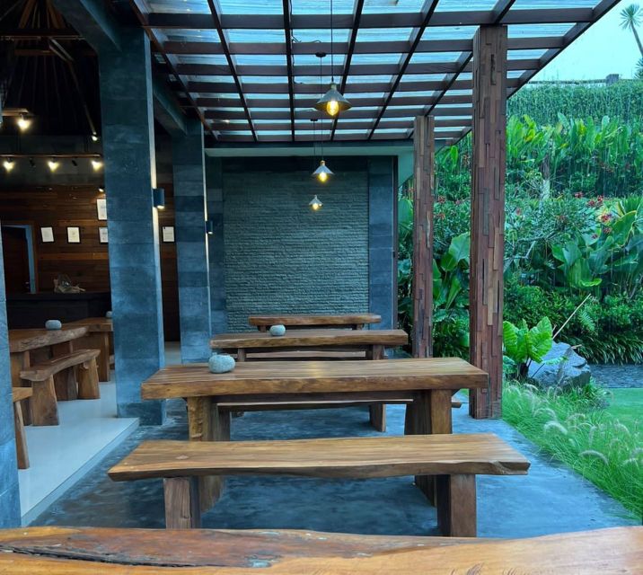 Mount Batur: Black Lava Cycling Tour w/ Natural Hot Spring - Mt. Batur Lounge makes the rough ride easier