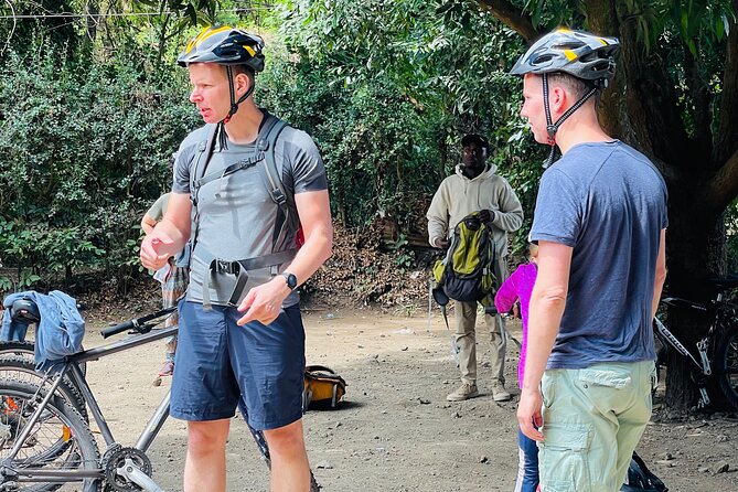 Mountain Bike Tour of the Foothills of Mount Meru - The climb from Lake Duluti