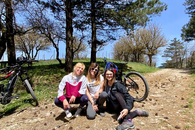 Mountain bike tour of the Madonie from Cefalù - The off-road descent through olive groves