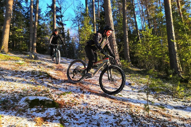 Mountain Biking Small-Group in Stockholm Forests for Beginners - Lunch and Swedish fika in the forest day