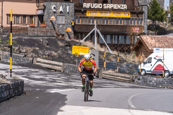 Mt. Etna Cycling to the Top small group - The Descent Through Valle del Bove and Torre del Filosofo