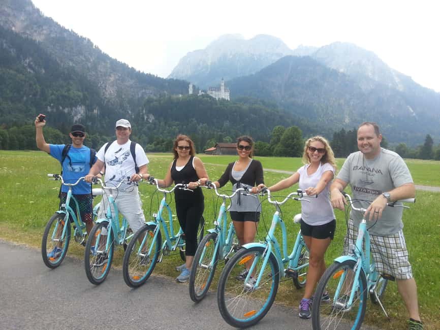 Munich: Neuschwanstein Castle by Bus with Alpine Bike Ride - The summer swim and lakeside pause
