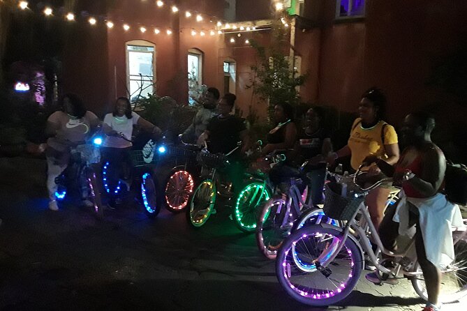 Music Party Bike Ride - Convention Center Boulevard and the riverfront side of town