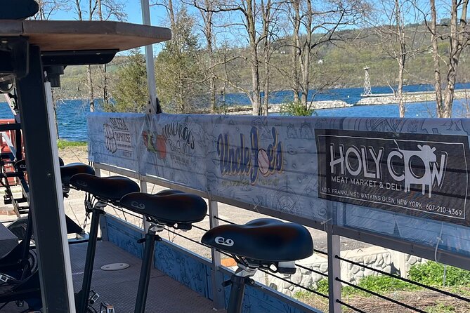 NEW 80 Minute Cycle Boat Tour of Seneca Lake in Watkins Glen - Why the pedal system works for mixed groups