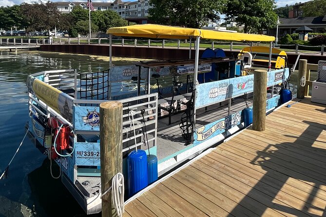 NEW 80 Minute Cycle Boat Tour of Seneca Lake in Watkins Glen - What the 80-minute route includes