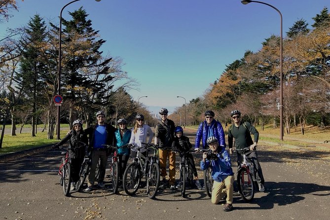Nopporo Forest Mountain Bike Tour from Sapporo, presenting a retro Cycle cap - What the $52.55 price covers