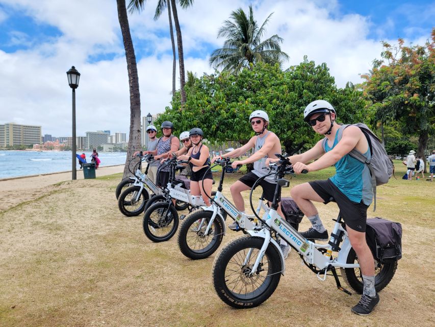 Oahu: Honolulu E-Bike Ride and Diamond Head Hike - Starting at the Kuhio Village Tower