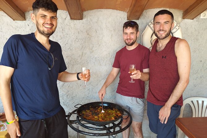 Paella Class, Winery & Bike Ride - Free Hotel Pickup from Sitges - Learning paella instead of simply ordering it