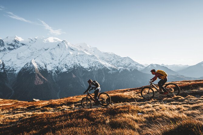 Point of view on the glaciers of Chamonix by electric mountain bike - Key points to know before you book