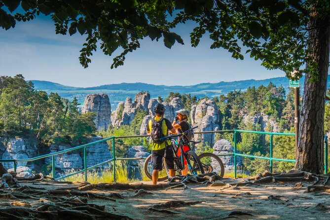 Prague E-Mountain Biking Adventure In The Bohemian Paradise - Hruba Skala and the sandstone towers