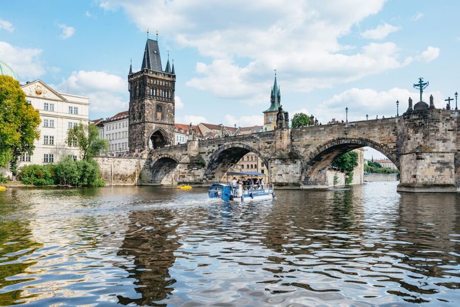 Prague: Swimming Beer Bike on A Cycle Boat - What this Prague beer bike actually is