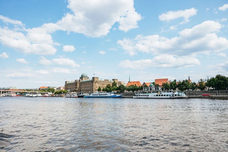 Prague: Swimming Beer Bike on A Cycle Boat - Letná Park and the first river views