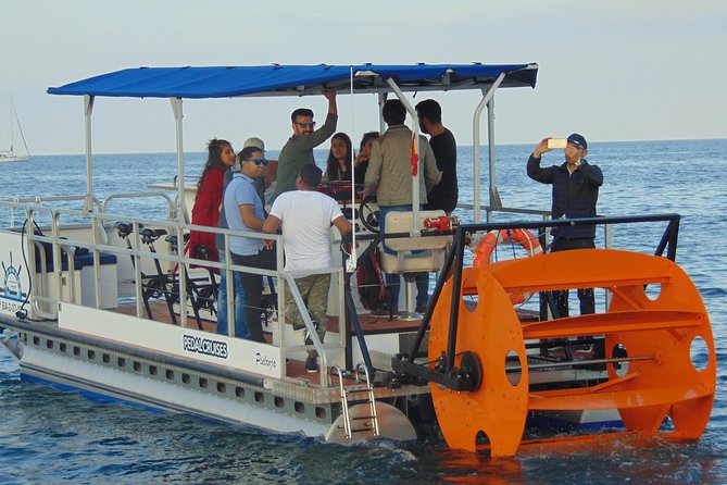 Private Boat rental - Pedal Cruises Barcelona - Cycle Boat - The Barcelona coast from the water
