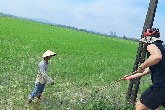 Private Cycling Tour in Rural Hue with Farming Experience - Cooking a home lunch with rice at the center