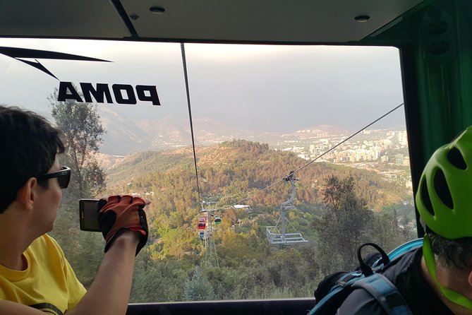 Private San Cristobal Hill Mountain Bike Tour - Exiting through Vitacura to Bicentennial Park