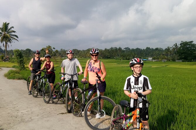 Private Ubud Downhill Cycling with Volcano, Rice Paddies & Meal - What the $75 price includes