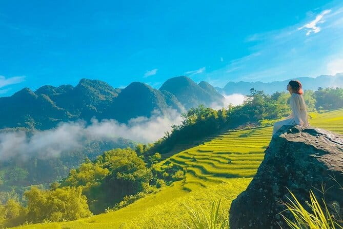 Pu Luong Day Tour: Trekking Villages, Bamboo Rafting & Waterfall - Chieng Lau, farming, and the old waterwheels