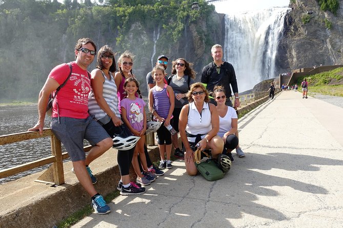 Quebec City : Bike Excursion to Montmorency Falls - The cable car and Montmorency Falls