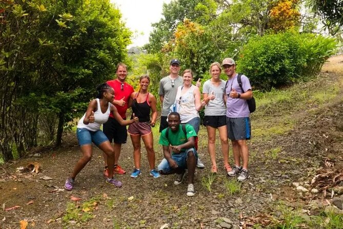 Rainforest Cycling Adventure in St. Lucia - Sault Falls is the payoff