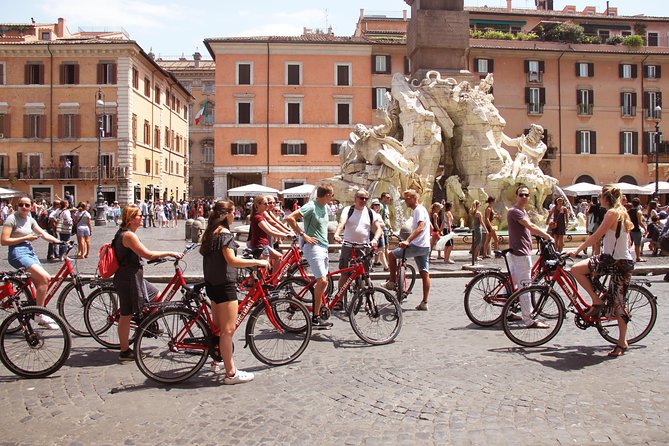 Rome Highlights Bike Tour 3 Hour City Cycling Experience - Piazza Navona, the Pantheon and the market square