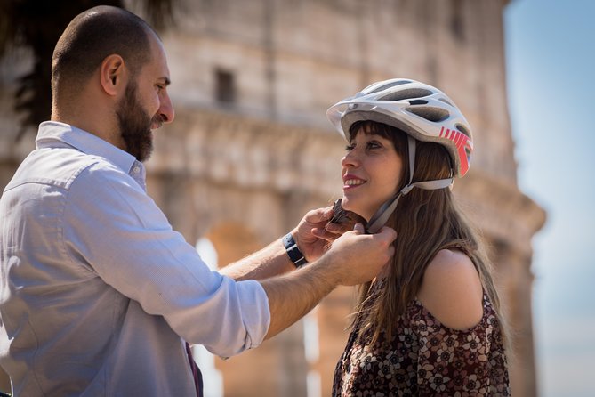 Rome Tiber cycle path: Electric & Muscle Rental Bike - Making the longer trip to the Appian Way