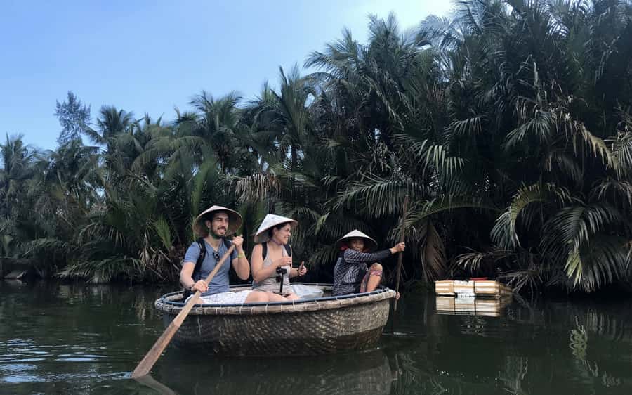 Rural Cycle, Market Tour, Basket Boat & Organic Farm Cooking - A local market and unfamiliar fruit