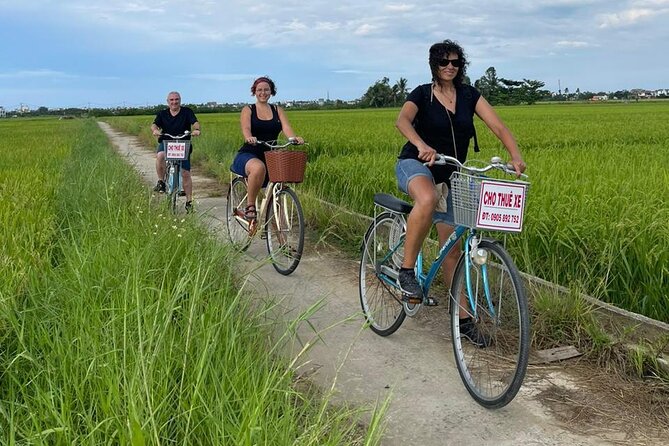 Rural Hoi An Cycling, Cooking Class at Organic Farm - Leaving Hoi An’s old town behind