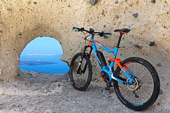Santorini E-bike Adventures - The Original Bike Tours - Starting at Perivolos and Exomitis