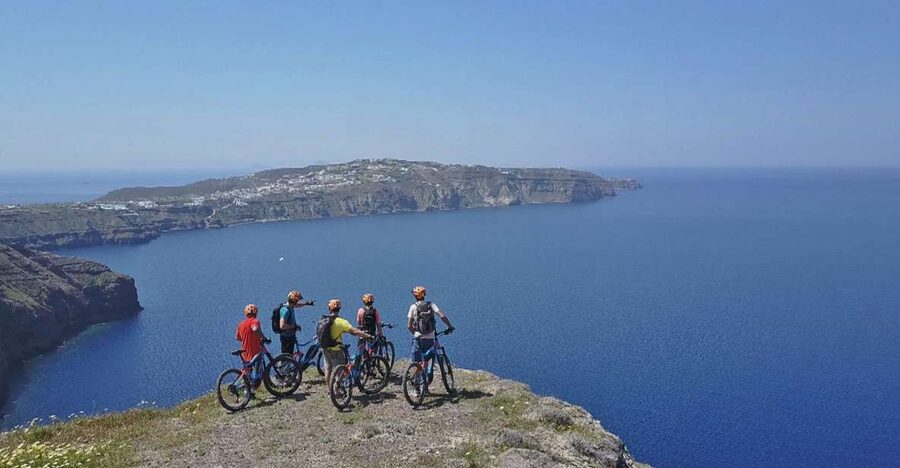 Santorini: Electric Mountain Bike Adventure - The Bosch e-bikes make the hills manageable