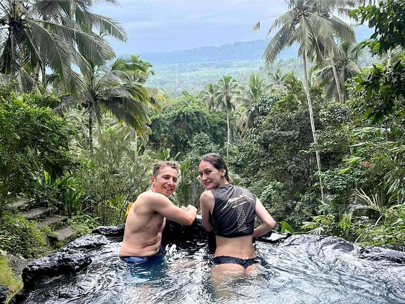 Scenic Cycling Tours Through Bali's Sidemen Countryside - Gembleng Waterfall brings the refreshing finish