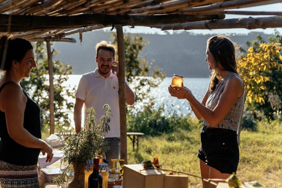 Scenic E-Bike Ride with Vineyard Wine & Meal - From Naples streets to the Phlegrean Fields