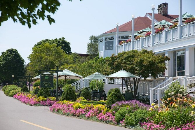 Scenic Mackinac Island: A Self-Guided Cycling Audio Tour - Mission Point, from resort grounds to an unusual ski lift