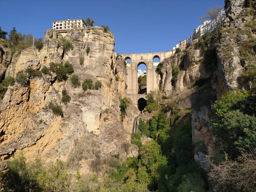 Setenil: From Ronda Self-Guided Cycle Tour - Mod/Challenging - Arriving at Setenil de las Bodegas