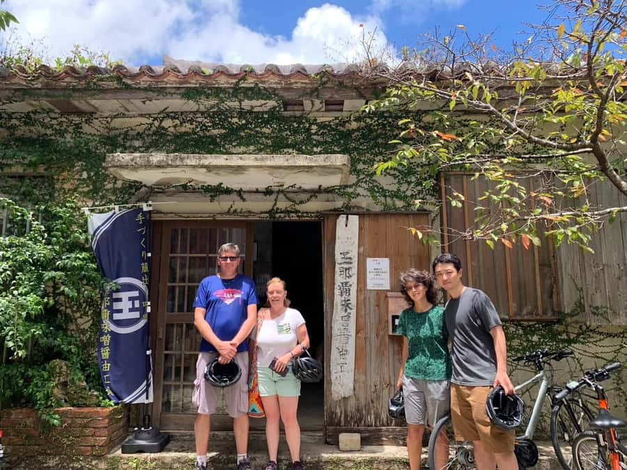 Shuri+Naha: Cycling Tour Explore Water Heritage with E-Bike - Riverside streets where old and new Okinawa meet