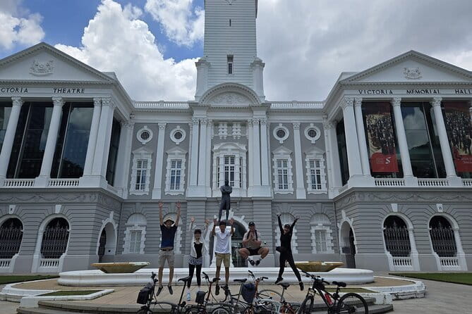 Singapore Cycling Tour - Rail Corridor, Civic District, & Food! - National Gallery, Merlion Park, and the colorful police station