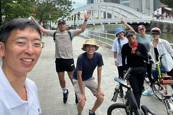 Singapore Cycling Tour - Rail Corridor, Civic District, & Food! - The Civic District, told through bridges and public buildings