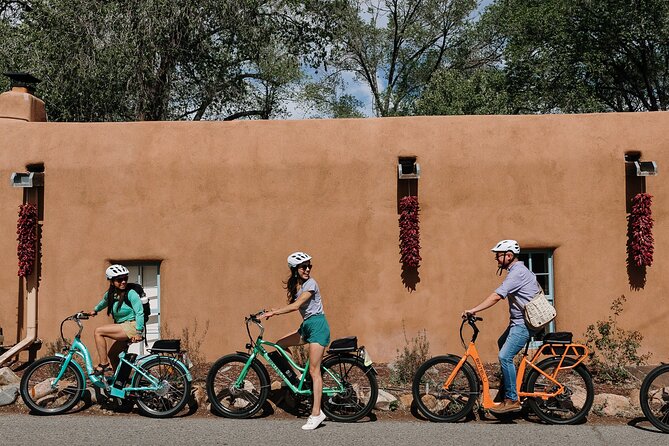 Small-Group E-Bike Adventure Tour through Hidden Santa Fe - Fort Marcy and the view from Paseo de la Loma