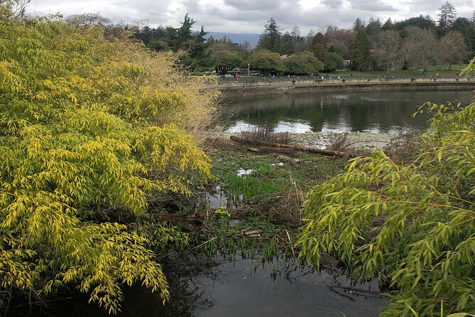 Stanley Park Bike Adventure with Lux Car Pick Up Affordable Easy - Statues and small pieces of Vancouver history