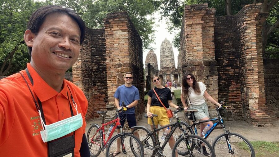 Sukhothai: Historical Park & Countryside Cycling Tour - Canals, carpentry, and a closer look at local work