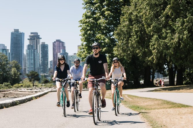 The Grand Bicycle Tour by Cycle City Tours - Stanley Park, seawall views, and old cedar trees