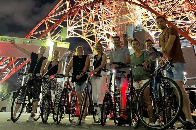 Tokyo Night Bike Tour: From Shibuya to Tokyo Tower via Roppongi - Meiji Jingu Gaien brings trees and open space