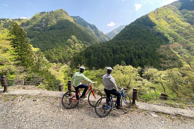 Tokyo's hidden nature cycling tour - Okutama Historical Road Tour - Riding the old road at Okutama Mukashimichi