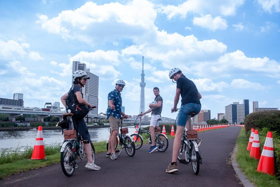 Tokyo: Super Local Private E-bike Cycling Tour from Asakusa - Riverside riding beside the Arakawa and Sumida