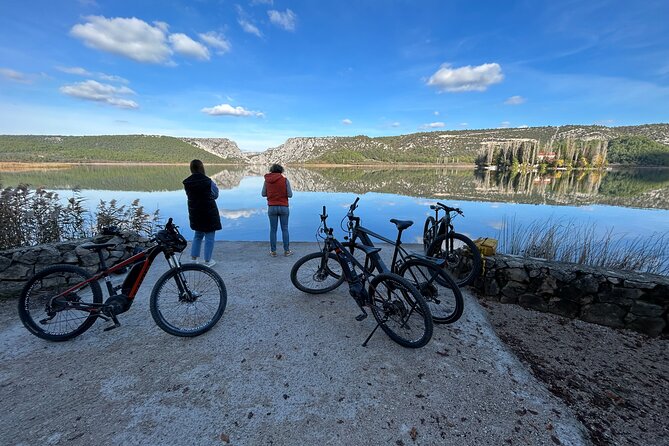 Tour Electric Bike Ride Through the Krka National Park - Following the route into Krka National Park