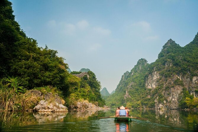 Trang An and Bich Dong Luxury Small Group Tour with Cycling - Two hours among the caves of Trang An