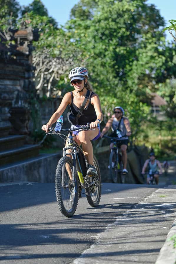 Ubud: Cycling Tour Local Villages, Temple, and Rice Field - Starting near Kintamani with Mount Batur in view