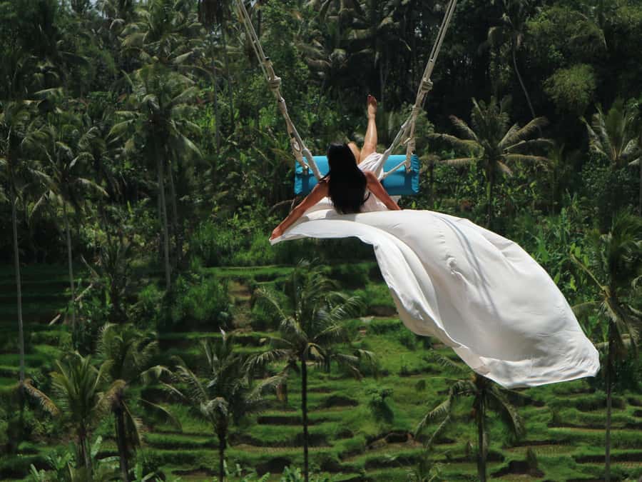Ubud: Sky Bike Adventure, Swing & Rice Terrace with Transfer - Pedaling above Ubud’s rice terraces
