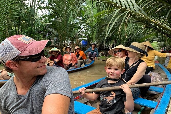 VIP Tour Mekong Delta Homestay Cu Chi Tunnels Cycling Kayak 2D1N - Sampans, honey tea, and coconut candy