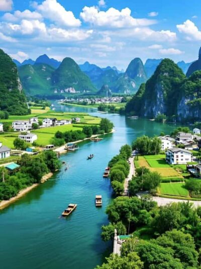 Yangshuo: Highlights Karst landscapes & Village Cycling